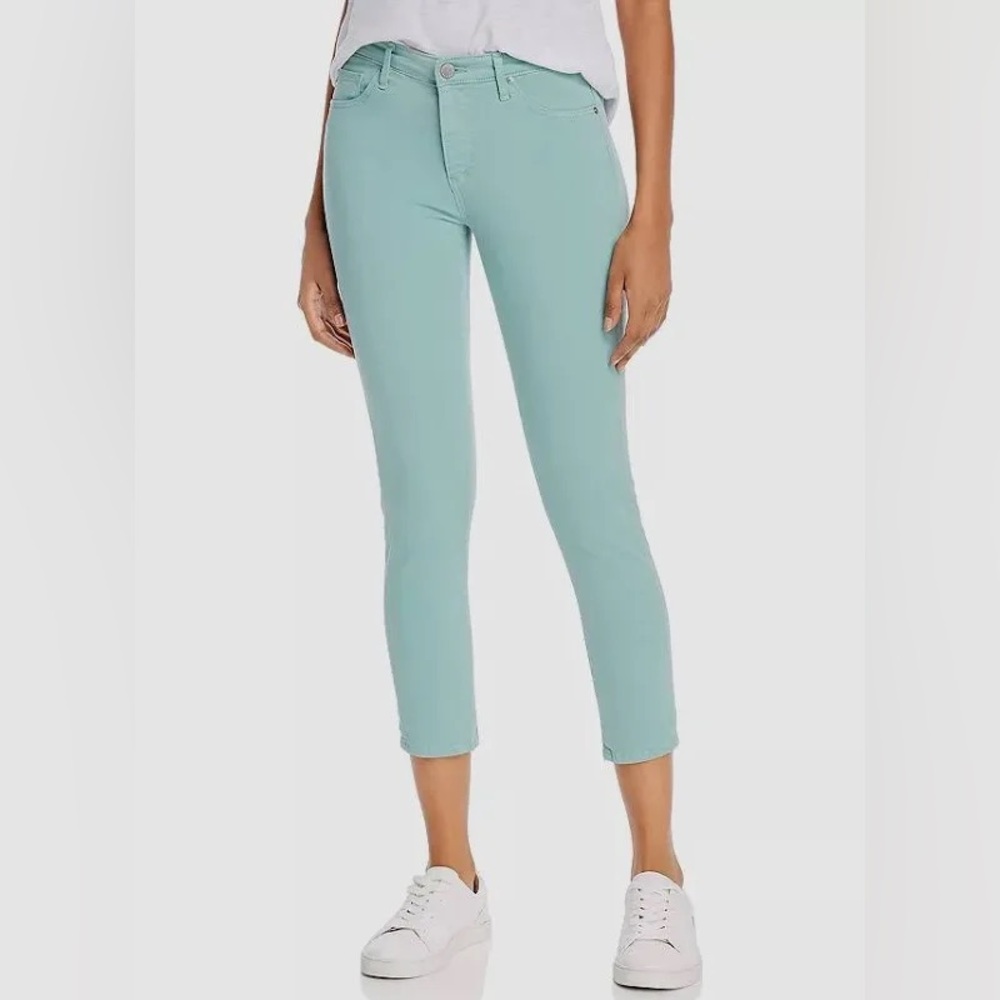 Adriano Goldschmied AG The Prima Ankle Cigarette Ankle Pant in Mint Jade 26 2